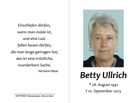 Betty Ullrich