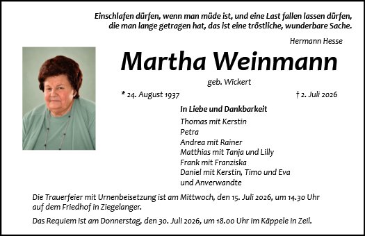 Martha Weinmann