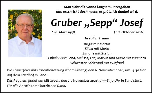 Gruber Josef