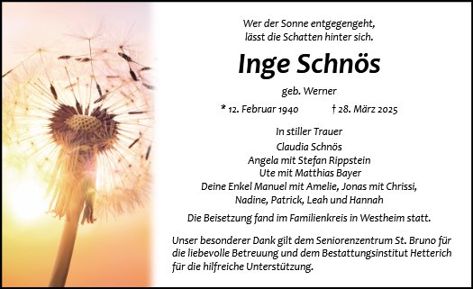 Ingeborg Schnös