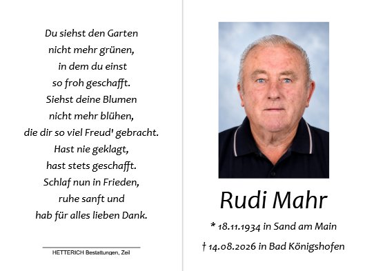 Rudolf Mahr