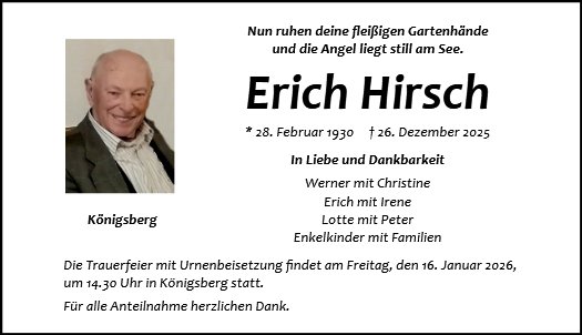 Erich Hirsch