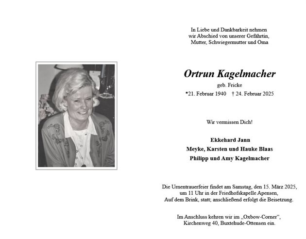 Ortrun Kagelmacher