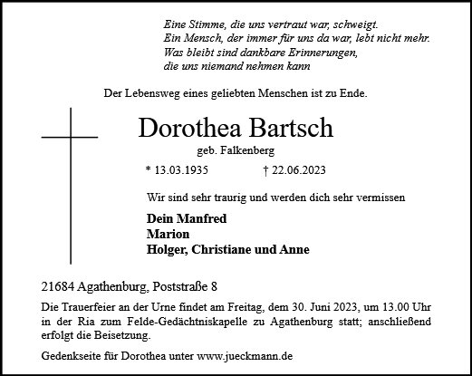 Dorothea Bartsch