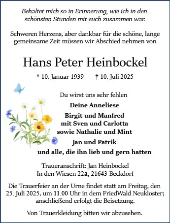 Hans Peter Heinbockel