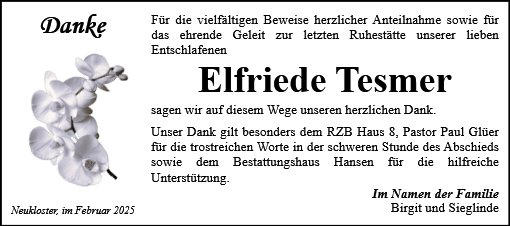 Elfriede Tesmer