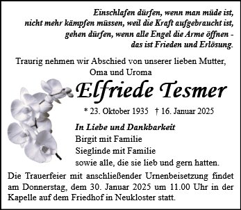 Elfriede Tesmer