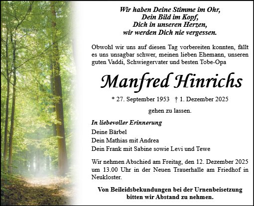 Manfred Hinrichs
