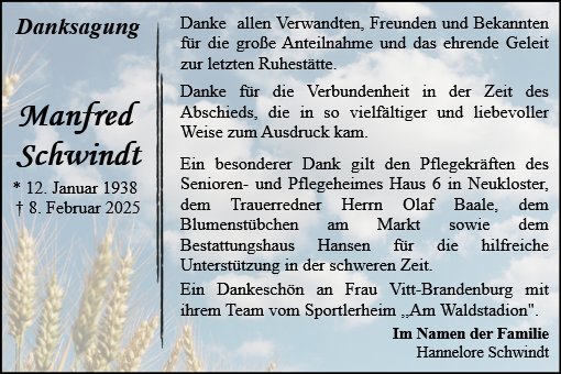 Manfred Schwindt