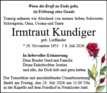 Irmtraut Kundiger