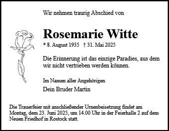 Rosemarie Witte