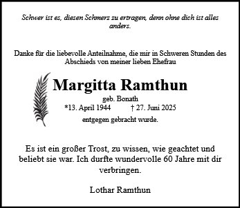 Margitta Ramthun