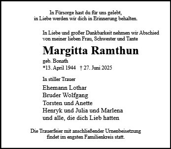 Margitta Ramthun