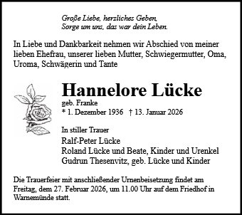 Hannelore Lücke