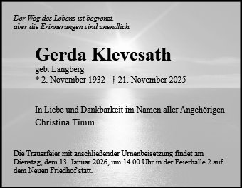 Gerda Klevesath