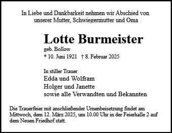 Lotte Burmeister