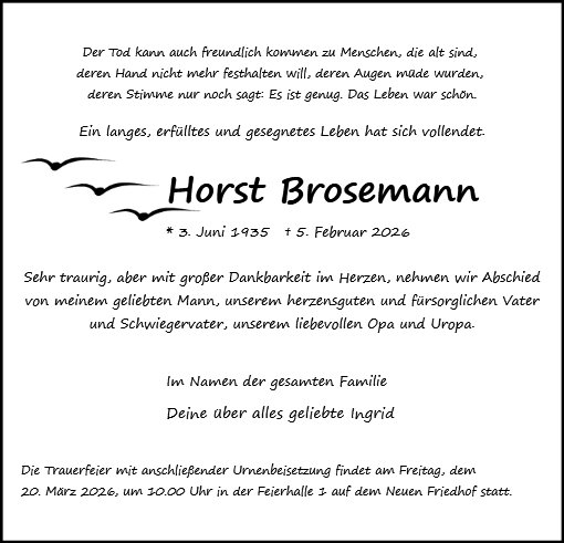 Horst Brosemann