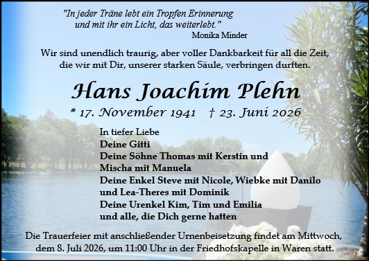 Hans Joachim Plehn
