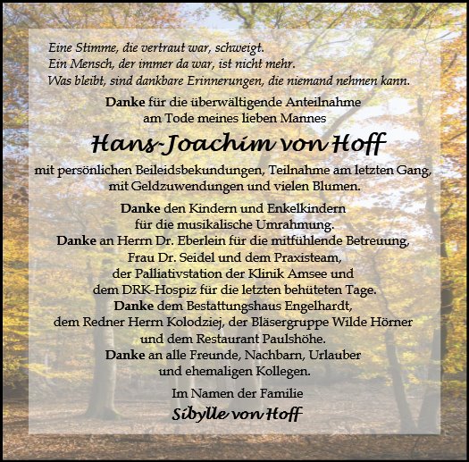Hans-Joachim von Hoff
