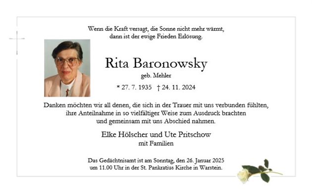 Rita Baronowsky