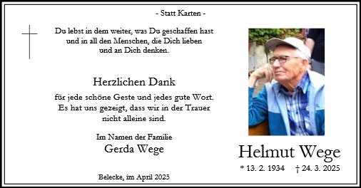 Helmut Wege