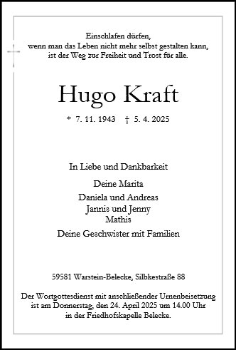 Hugo Kraft