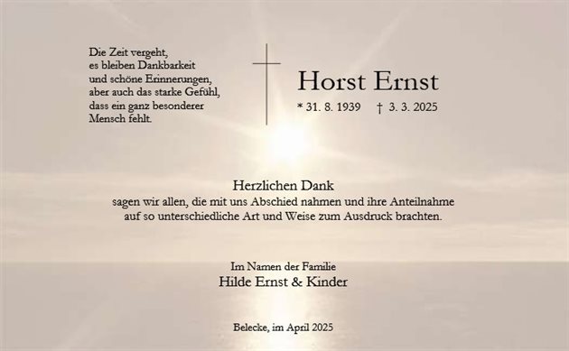Horst Ernst