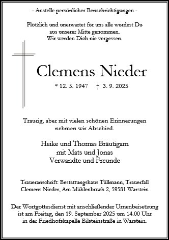 Clemens Nieder
