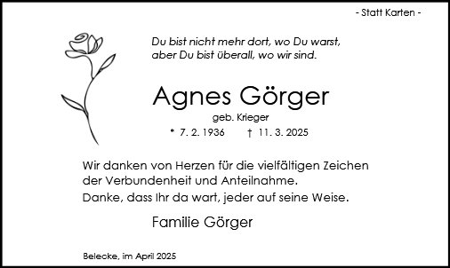Agnes Görger