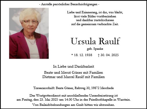 Ursula Raulf