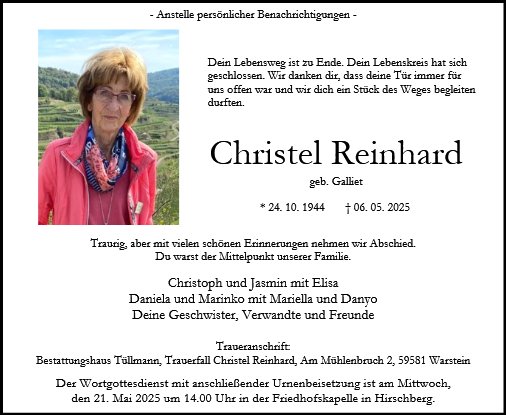 Christel Reinhard