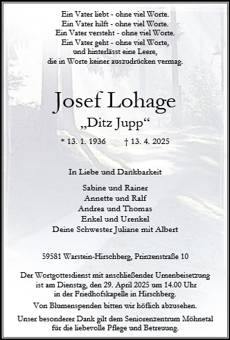 Josef Lohage