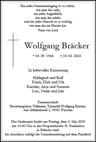 Wolfgang Bräcker