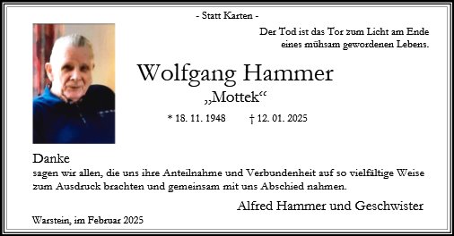 Wolfgang Hammer