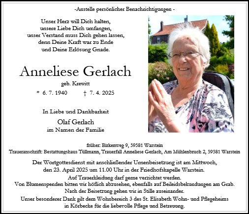 Anneliese Gerlach