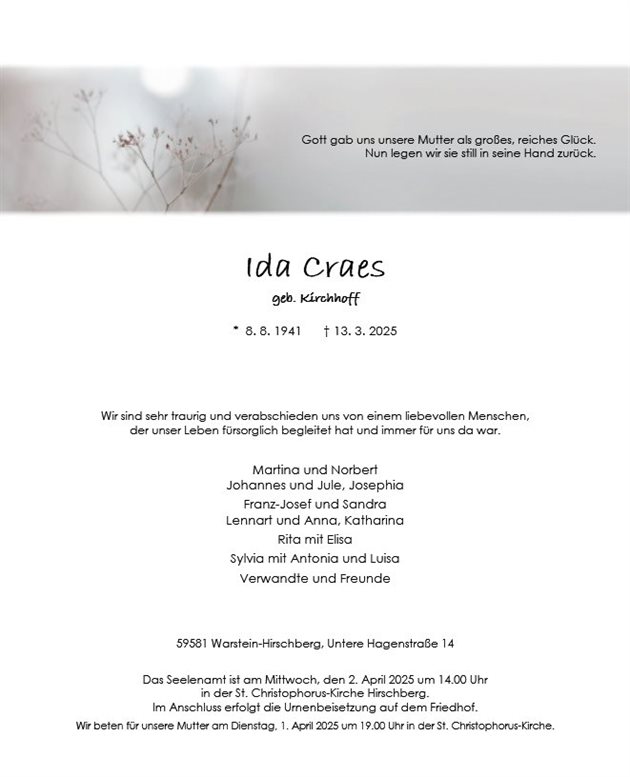 Ida Craes