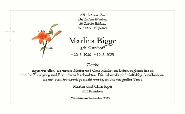 Marlies Bigge