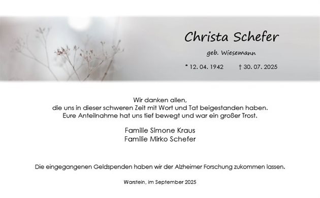 Christa Schefer