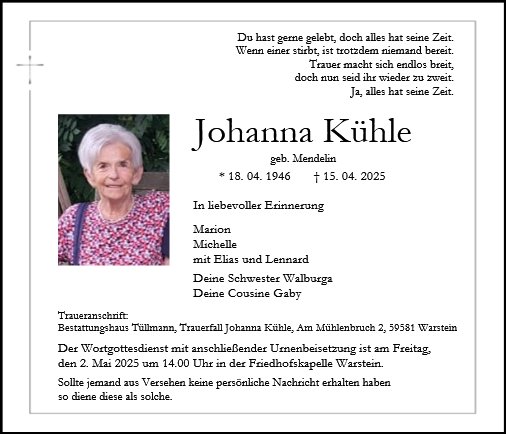 Johanna Kühle