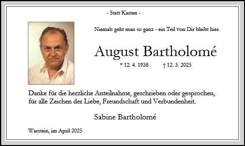 August Bartholomé