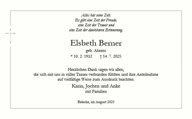 Elsbeth Berner