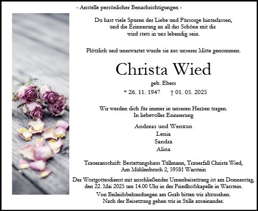 Christa Wied