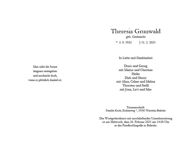 Theresia Grunwald