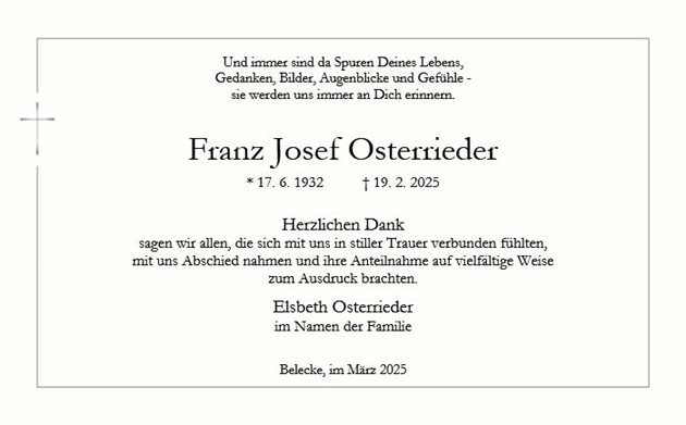 Franz Josef Osterrieder