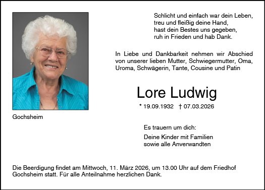 Lore Ludwig