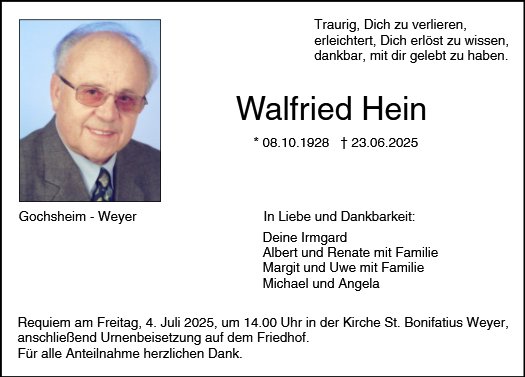 Walfried Hein 