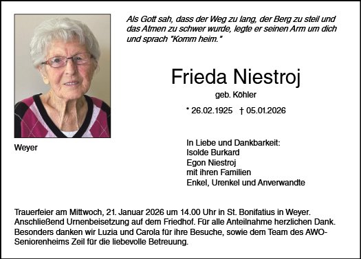 Frieda Niestroj