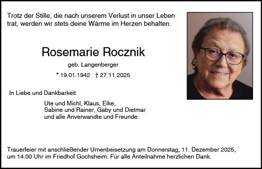 Rosemarie Rocznik