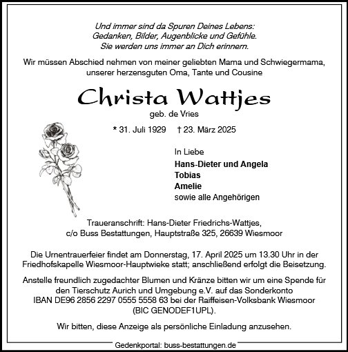 Christa Wattjes