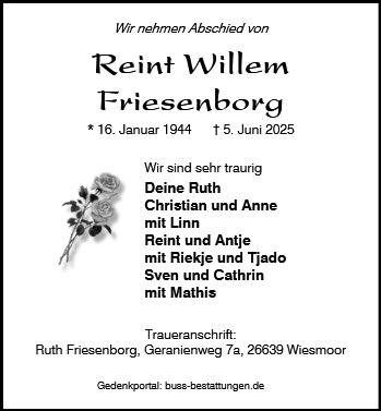 Reint Willem Friesenborg